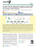 Cover page: Discovery of Peptidic Ligands against the SARS-CoV‑2 Spike Protein and Their Use in the Development of a Highly Sensitive Personal Use Colorimetric COVID-19 Biosensor