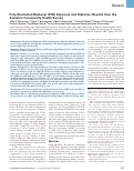 Cover page: Polychlorinated Biphenyl (PCB) Exposure and Diabetes: Results from the Anniston Community Health Survey