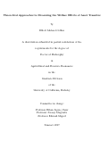 Cover page: Theoretical Approaches to Measuring the Welfare Effects of Asset Transfers