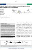 Cover page: Pyrazole-Based Acid Ceramidase Inhibitors: Design, Synthesis, and Structure–Activity Relationships