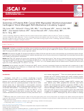 Cover page: Outcomes of Patients With Cancer With Myocardial Infarction-Associated Cardiogenic Shock Managed With Mechanical Circulatory Support