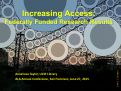 Cover page of Increasing&nbsp;Access: Federally Funded Research Results