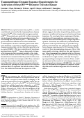 Cover page: Transmembrane Domain Sequence Requirements for Activation of the p185c-neu Receptor Tyrosine Kinase