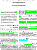 Cover page: Do large language models solve ARC visual analogies like people do?