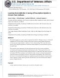 Cover page: Learning from addiction: Craving of prescription opioids in chronic pain sufferers