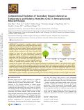 Cover page: Compositional Evolution of Secondary Organic Aerosol as Temperature and Relative Humidity Cycle in Atmospherically Relevant Ranges