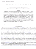 Cover page: Study of Jupiter’s interior: Comparison of 2, 3, 4, 5, and 6 layer models