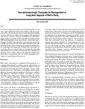 Cover page: Non-pharmacologic Therapies for Management of Long-term Sequela of Bell’s Palsy