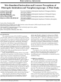 Cover page: Tele-Simulated Instruction and Learner Perceptions of Fiberoptic Intubation and Nasopharyngoscopy: A Pilot Study