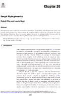 Cover page: Fungal Phylogenomics