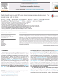 Cover page: Daily family stress and HPA axis functioning during adolescence: The moderating role of sleep