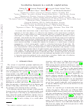 Cover page: Localization dynamics in a centrally coupled system