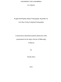 Cover page: Regularized Equally Sloped Tomography Algorithm for Low Dose X-Ray Computed Tomography