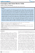 Cover page: Cryosurgery with Pulsed Electric Fields