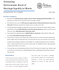 Cover page: Estimating the Economic Boost of Marriage Equality in Illinois