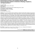 Cover page: From the Sea of Cortez to the Aleutian Islands, Alaska: General Principles Applied to Eradication Planning, Compliance, and Implementation (Abstract)