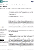 Cover page: UAV-Based Wildland Fire Air Toxics Data Collection and Analysis