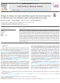 Cover page: Changes in ethylene and sugar metabolism regulate flavonoid composition in climacteric and non-climacteric plums during postharvest storage.