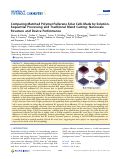 Cover page: Comparing Matched Polymer:Fullerene Solar Cells Made by Solution-Sequential Processing and Traditional Blend Casting: Nanoscale Structure and Device Performance