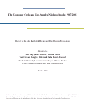 Cover page: The Economic Cycle and Los Angeles Neighborhoods, 1987-2001