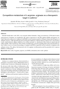 Cover page: Competitive metabolism of L -arginine: arginase as a therapeutic target in asthma
