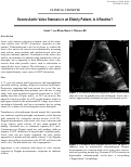 Cover page: Severe Aortic Valve Stenosis in an Elderly Patient, Is it Routine?