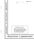 Cover page: DISTRIBUTION OF RADIOACTIVITY IN THE EGG AFTER FEEDING SODIUM ACETATE-1-C14