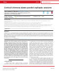 Cover page: Cortical chimera states predict epileptic seizures.