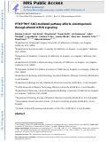 Cover page: The PTH/PTHrP-SIK3 pathway affects skeletogenesis through altered mTOR signaling