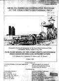 Cover page: FLUID FLOW MODEL OF THE CERRO PRIETO GEOTHERMAL FIELD BASED ON WELL LOG INTERPRETATION