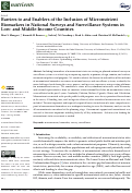 Cover page: Barriers to and Enablers of the Inclusion of Micronutrient Biomarkers in National Surveys and Surveillance Systems in Low- and Middle-Income Countries.