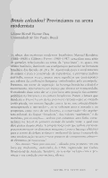 Cover page: <em>Brasis calcados?</em> Provincianos na arena modernista