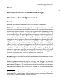 Cover page: Similarity Heuristics in the Indian Far Right: How the RSS Obscures Its Operational Scale