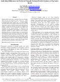 Cover page: Individual Differences in Preferred Thought Formats Predict Features of Narrative Recall