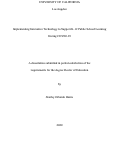 Cover page: Implementing Innovative Technology to Support K-12 Public School Learning During COVID-19