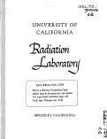 Cover page: Physical Considerations Concerning the Design of the Cyclodrome