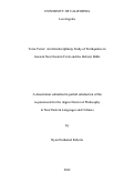 Cover page: Terra Terror: An Interdisciplinary Study of Earthquakes in Ancient Near Eastern Texts and the Hebrew Bible