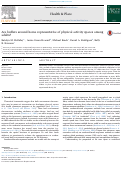 Cover page: Are buffers around home representative of physical activity spaces among adults?