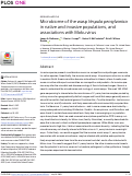 Cover page: Microbiome of the wasp Vespula pensylvanica in native and invasive populations, and associations with Moku virus.