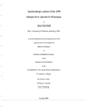 Cover page: Epidemiologic analysis of the 1999 dengue fever epidemic in Nicaragua