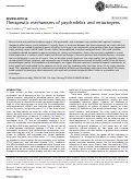 Cover page: Therapeutic mechanisms of psychedelics and entactogens