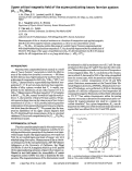 Cover page: Upper critical magnetic field of the superconducting heavy fermion system (U1− x Th x )Be13