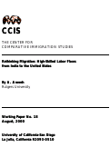 Cover page: Rethinking Migration: High-Skilled Labor Flows from India to the United States