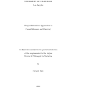 Cover page: Plug-in Estimation Approaches to Causal Inference and Discovery