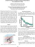 Cover page: Virtual Travel Does Not Enhance Spatial Working Memory for Landmark-Free Paths