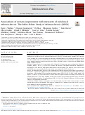 Cover page: Associations of urinary isoprostanes with measures of subclinical atherosclerosis: The Multi-Ethnic Study of Atherosclerosis (MESA)