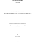 Cover page: Social Justice Teaching as a Process: Educators Working to Sustain and Enhance Social Justice Teaching in Urban Schools