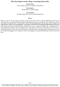 Cover page: How descriptive norms shape reasoning about rules