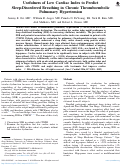 Cover page: Usefulness of Low Cardiac Index to Predict Sleep-Disordered Breathing in Chronic Thromboembolic Pulmonary Hypertension