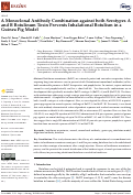 Cover page: A Monoclonal Antibody Combination against both Serotypes A and B Botulinum Toxin Prevents Inhalational Botulism in a Guinea Pig Model